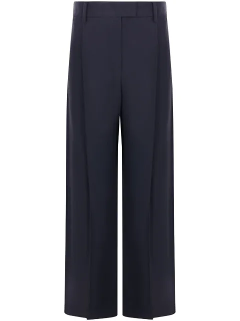 Brunello Cucinelli pleated twill trousers