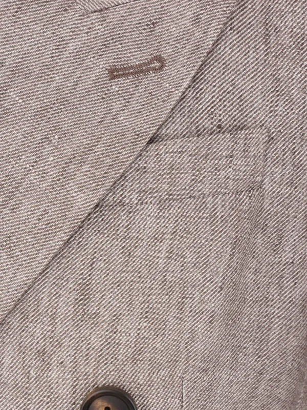 Brunello Cucinelli ダブルジャケット | ブラウン | FARFETCH JP