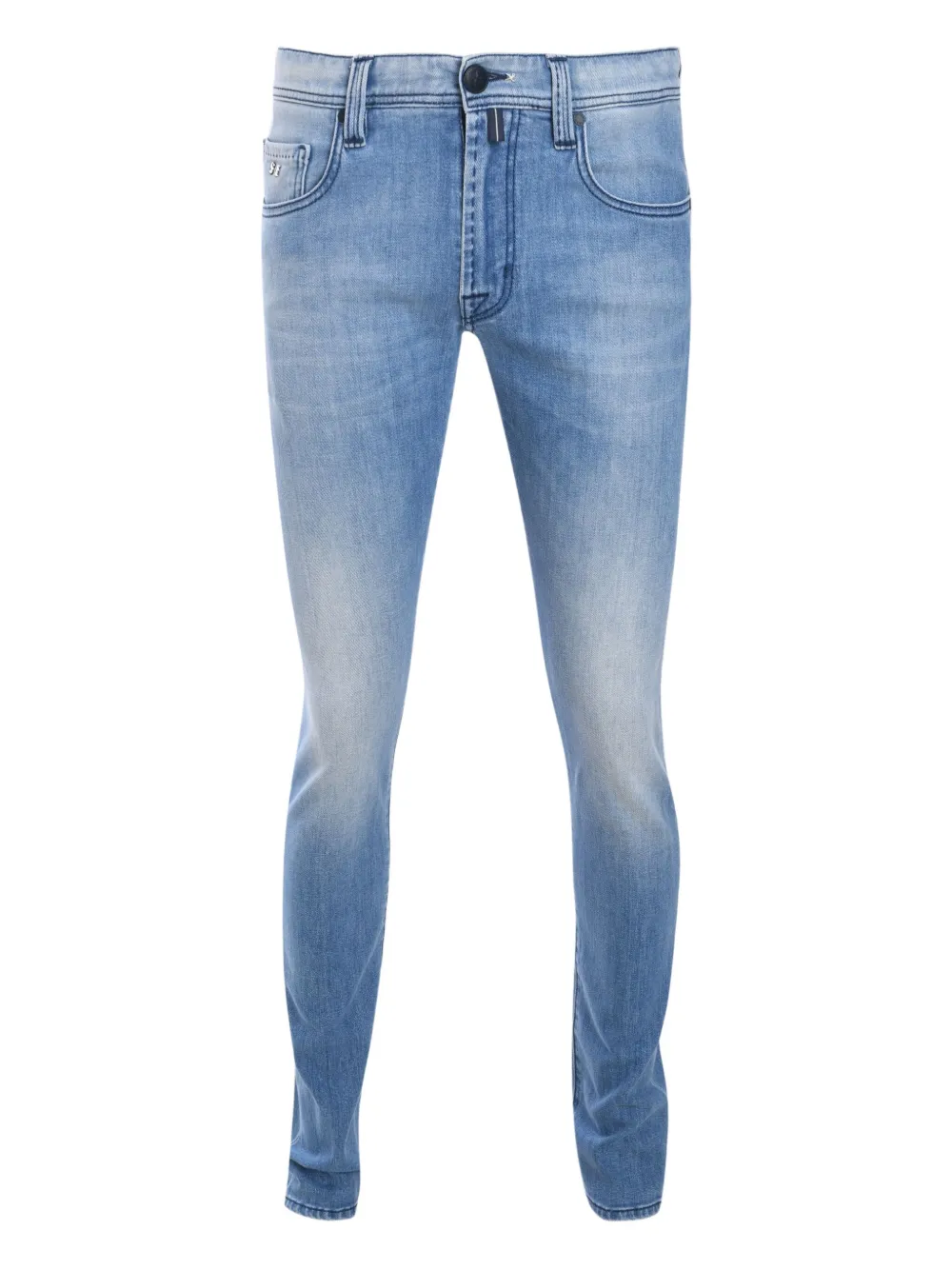 Sartoria Tramarossa Jeans skinny con applicazione logo - Blu