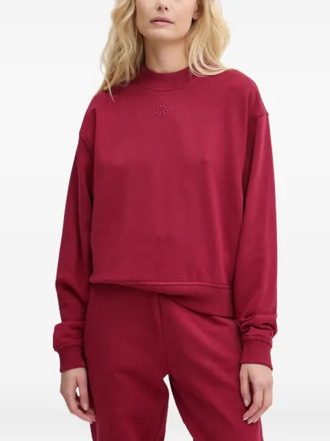 HUGO logo-embroidered sweatshirt