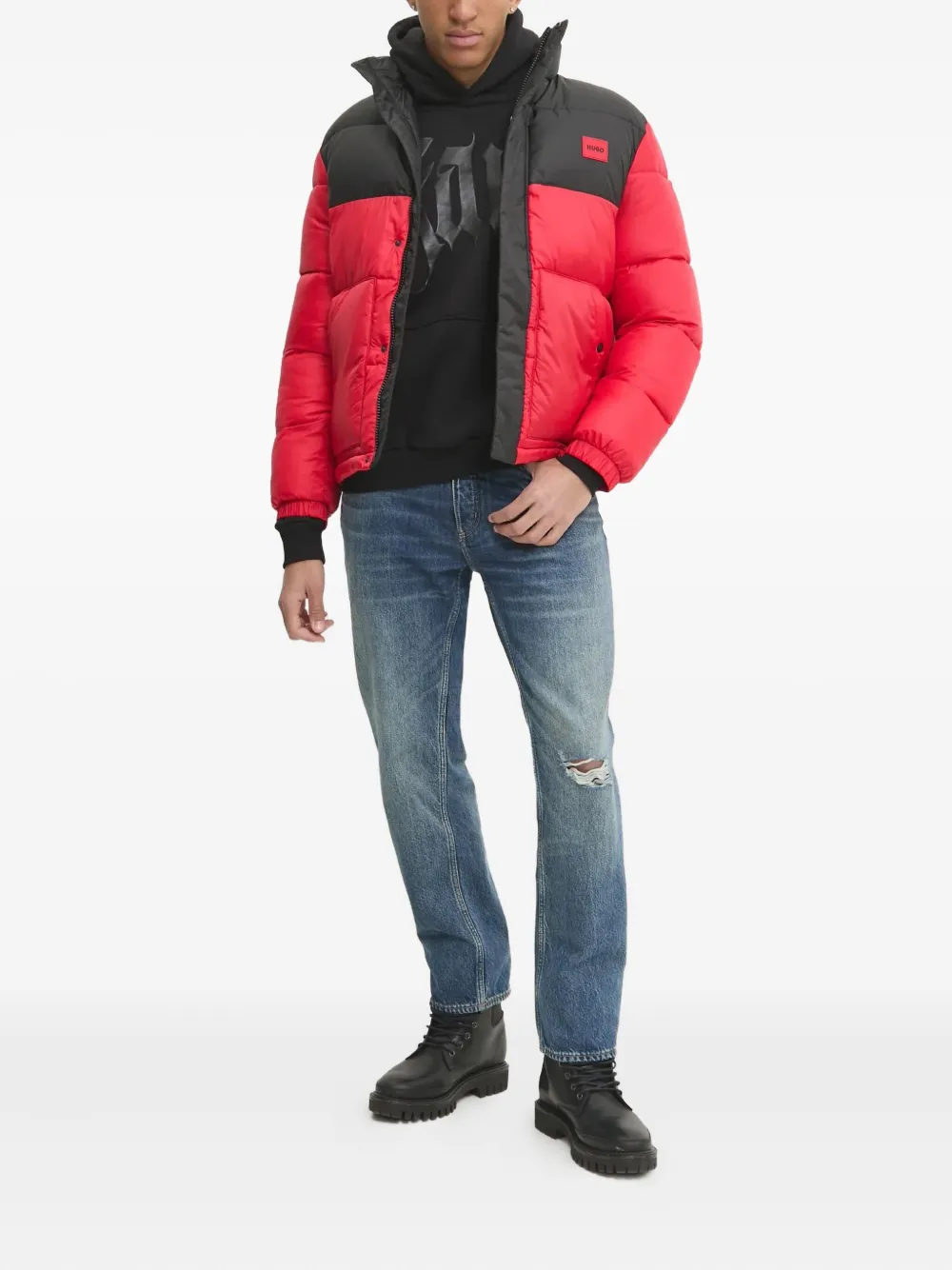 HUGO colour-block padded jacket | Down Jackets | Image 2