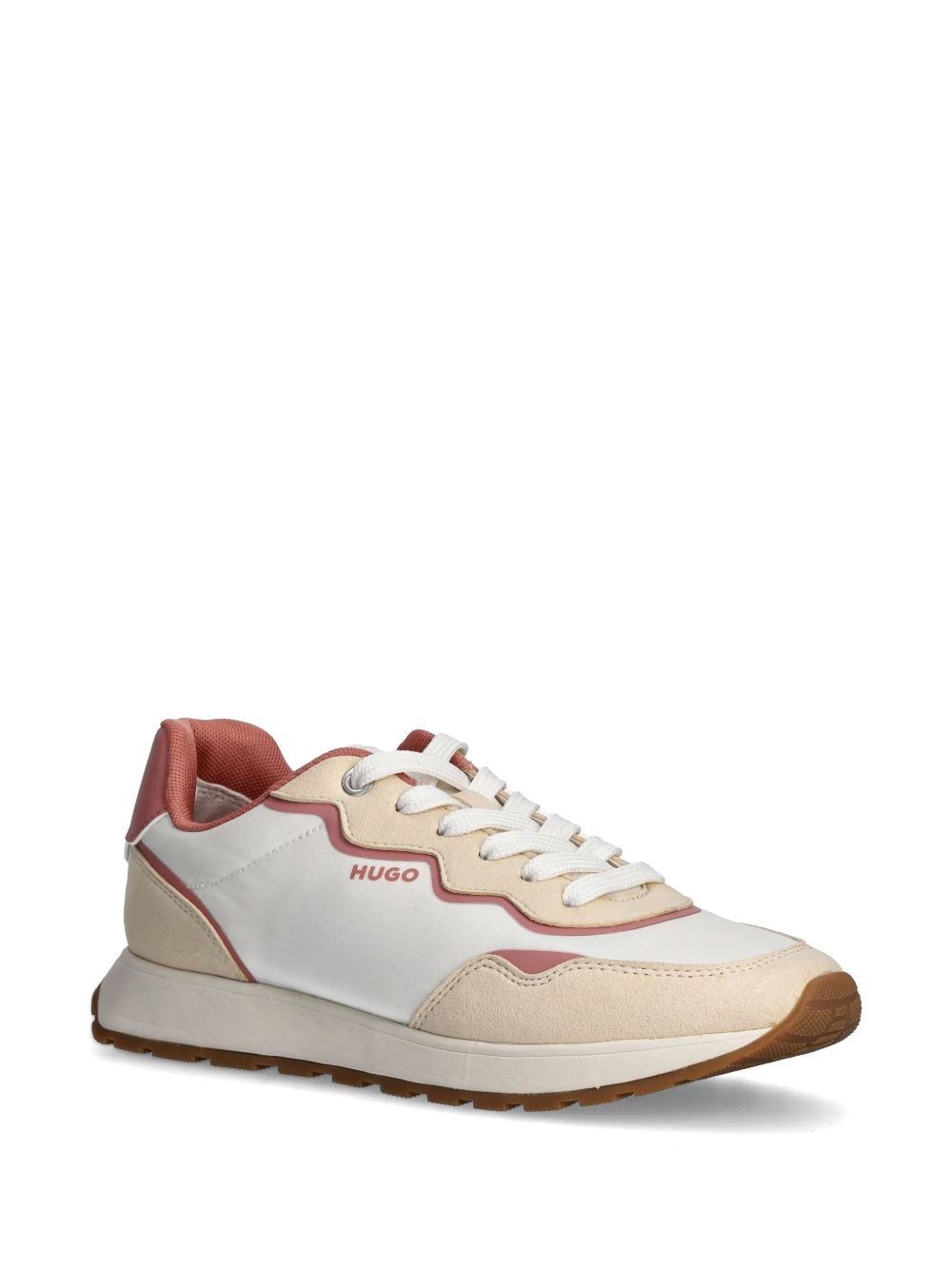 HUGO panelled sneakers - Wit