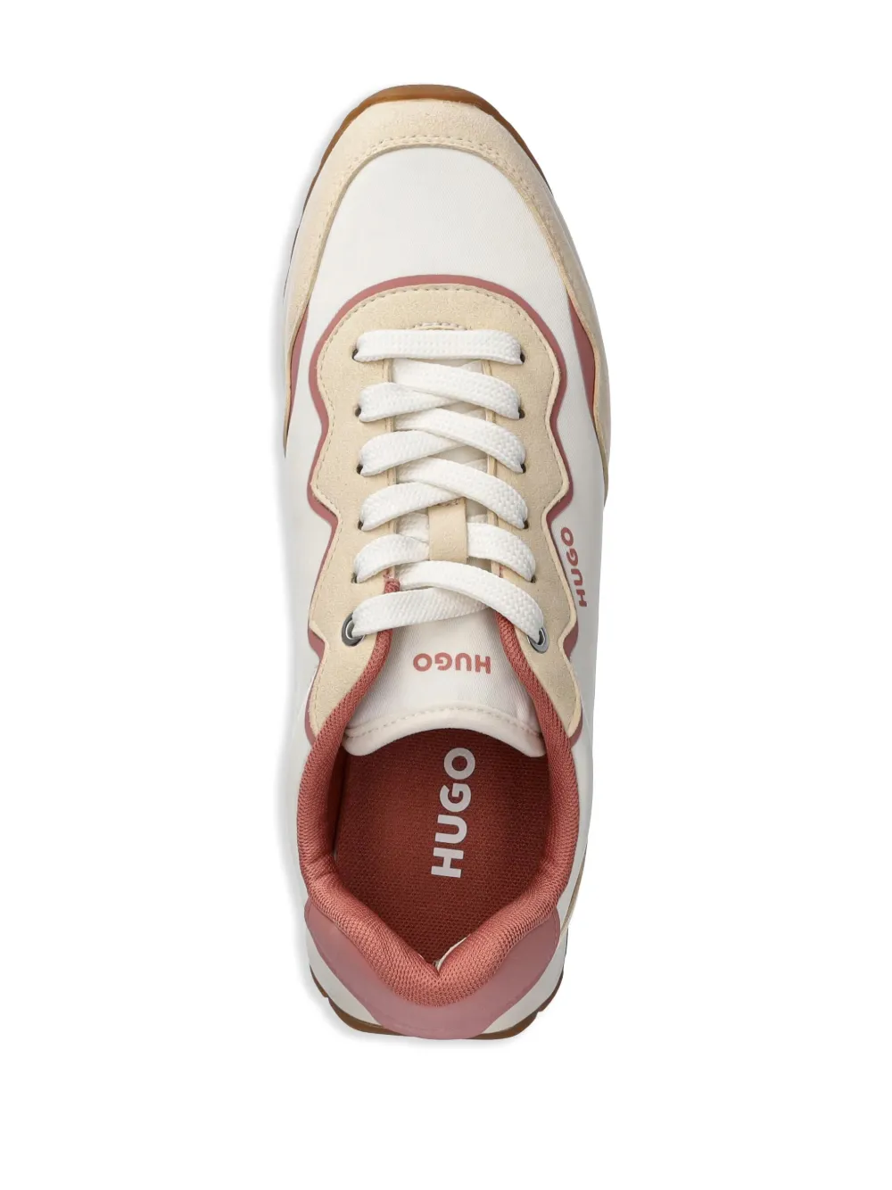 HUGO panelled sneakers White