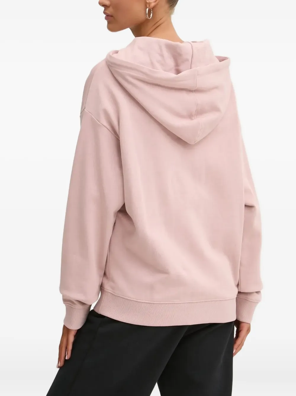 HUGO Hoodie met geborduurd logo Roze