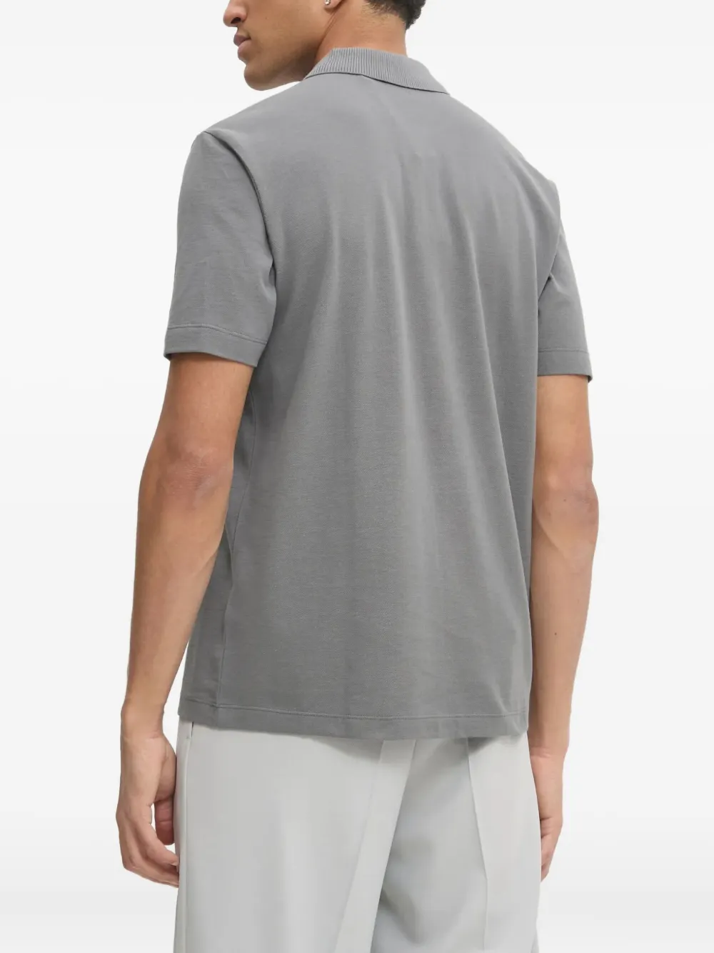 HUGO Poloshirt met korte mouwen Grijs