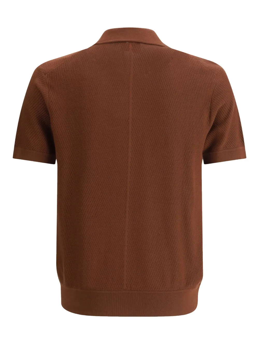 Brioni jersey polo shirt - Bruin