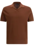 Brioni jersey polo shirt - Brown