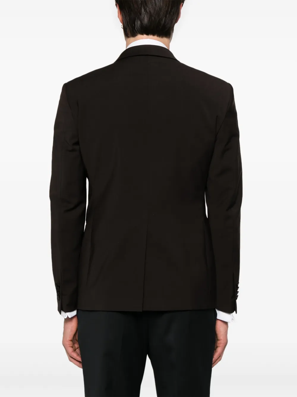 Tagliatore Blazer met broche Bruin