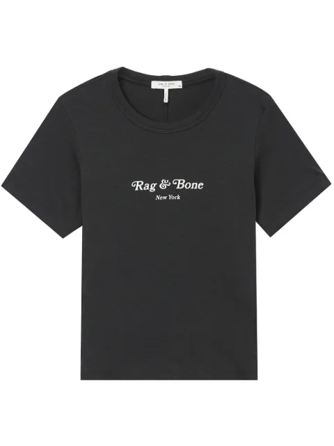 rag & bone logo cotton t-shirt