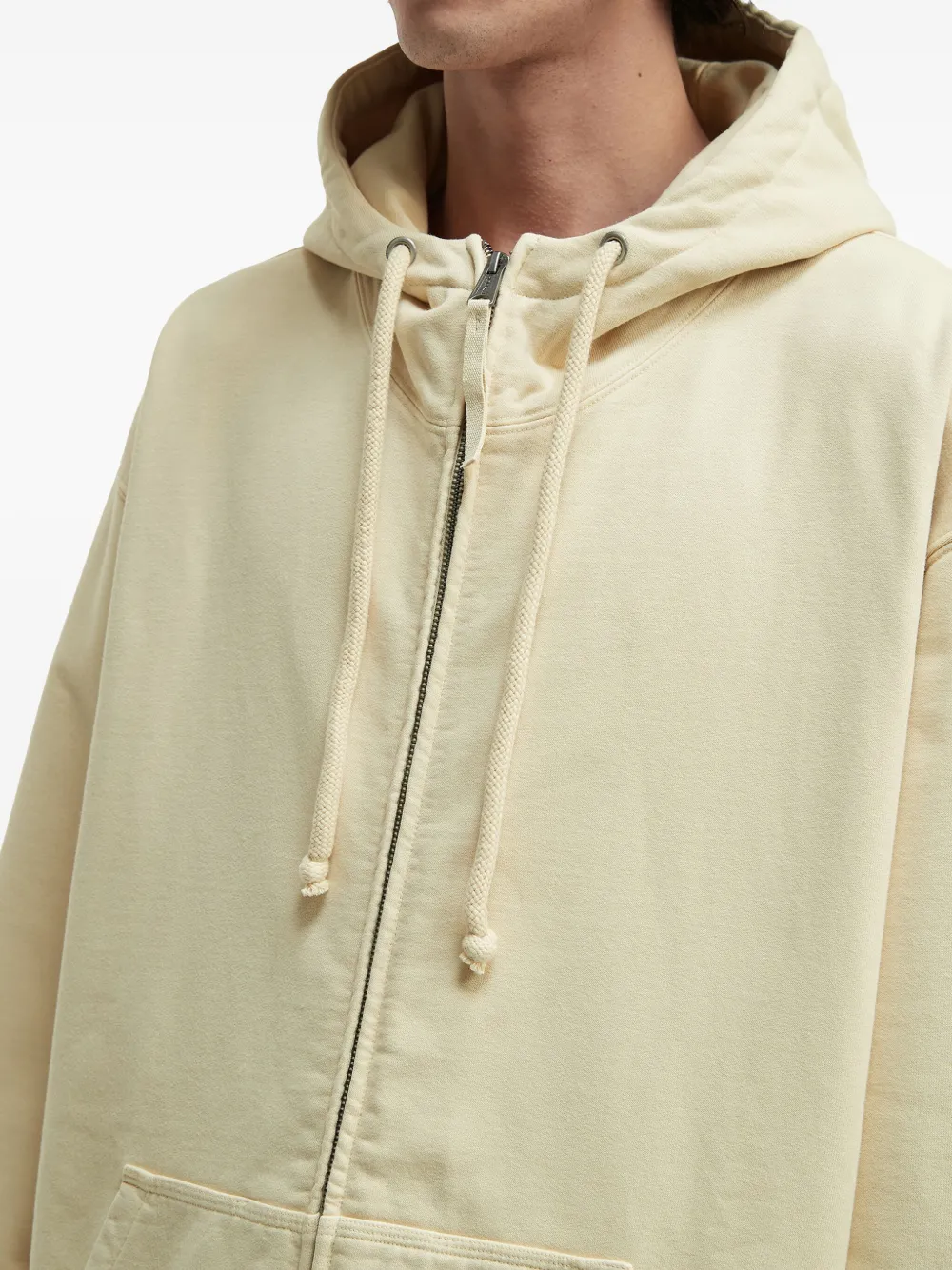 Maison Margiela Hoodie met borduurwerk Beige