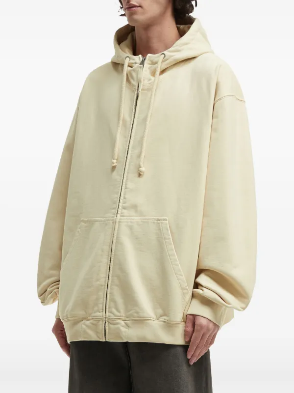 Maison Margiela Embroidered Hoodie | Neutrals | FARFETCH