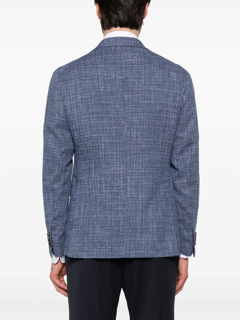 Tagliatore Blazer met gemêleerd effect Blauw