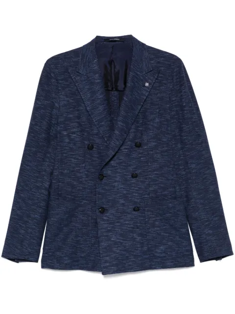 Tagliatore slub-texture blazer