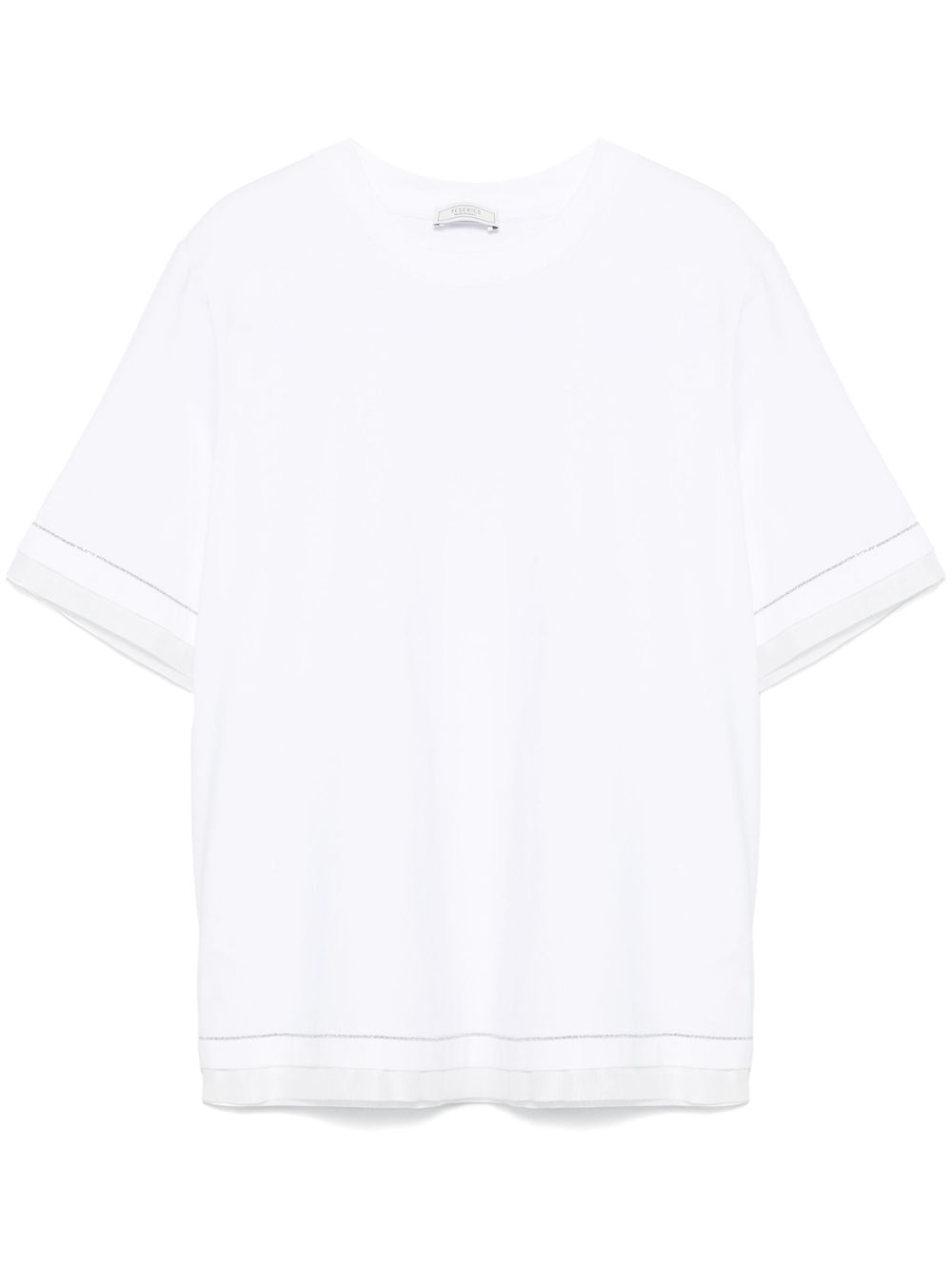 Peserico lightweight-jersey T-shirt - White