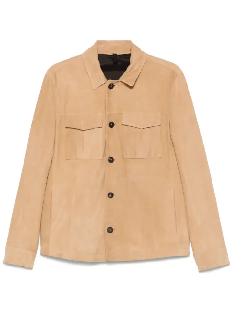 Tagliatore suede jacket