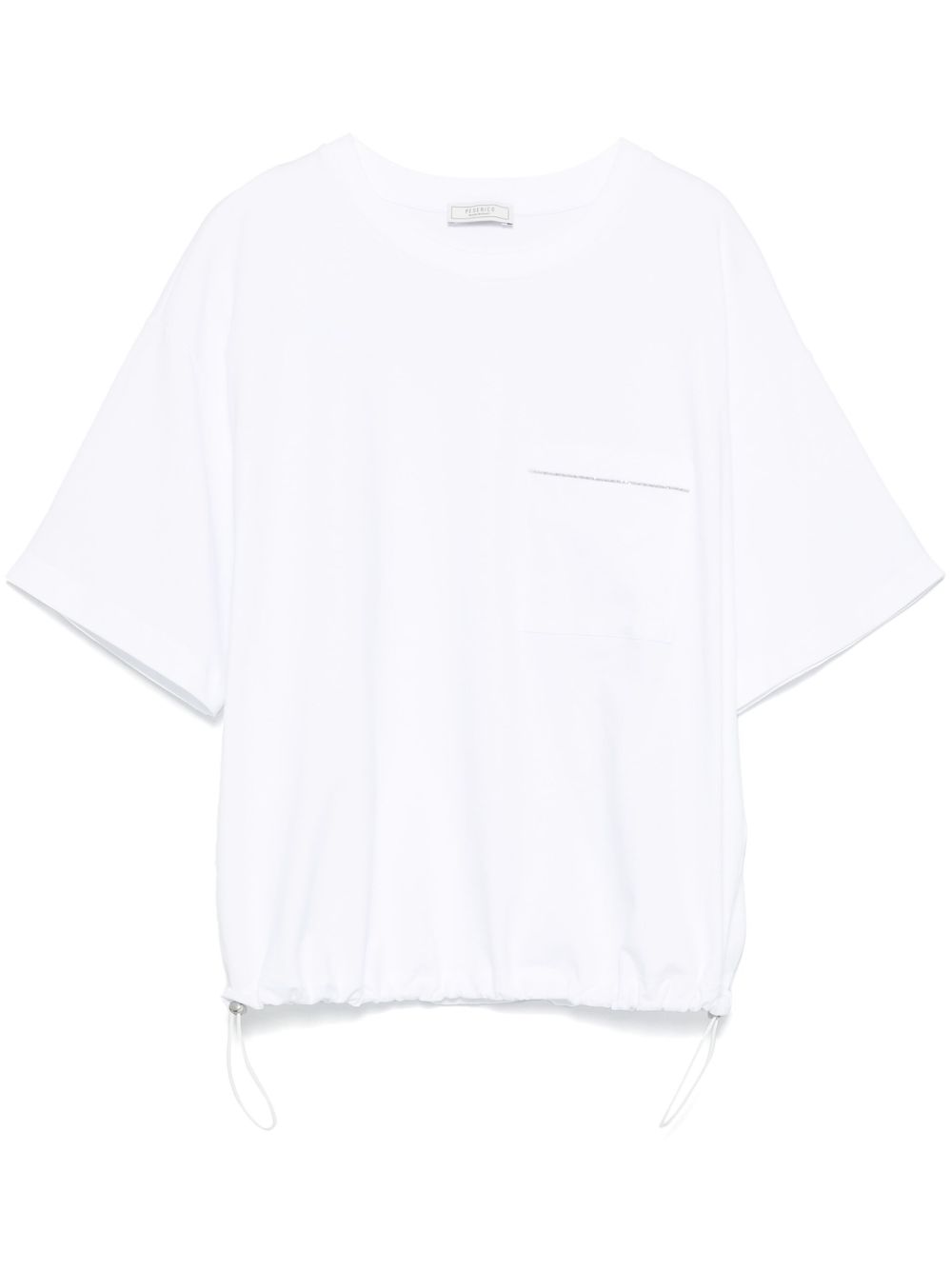 Peserico bead-embellished T-shirt - White