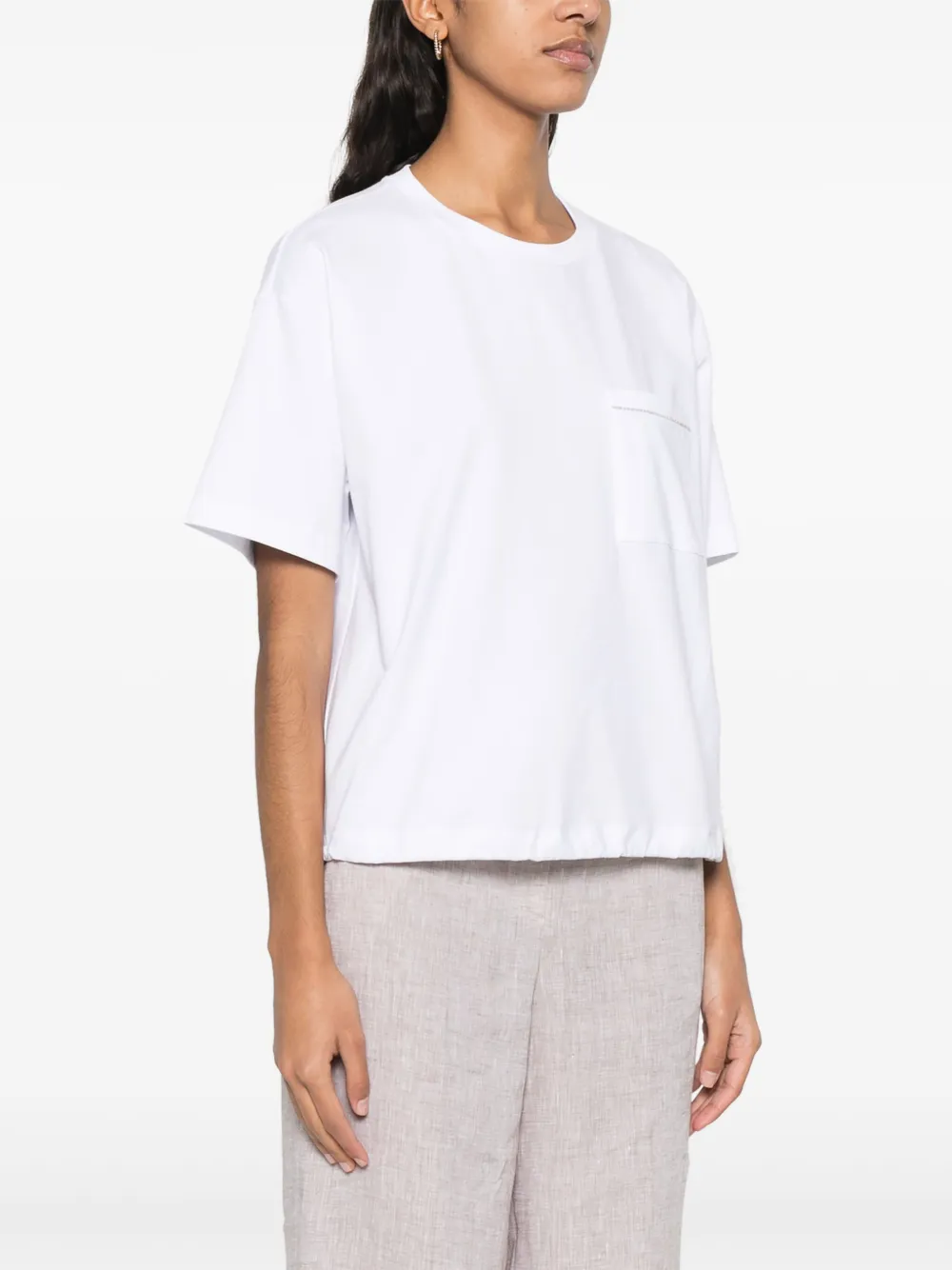 ball chain-detailed T-shirt