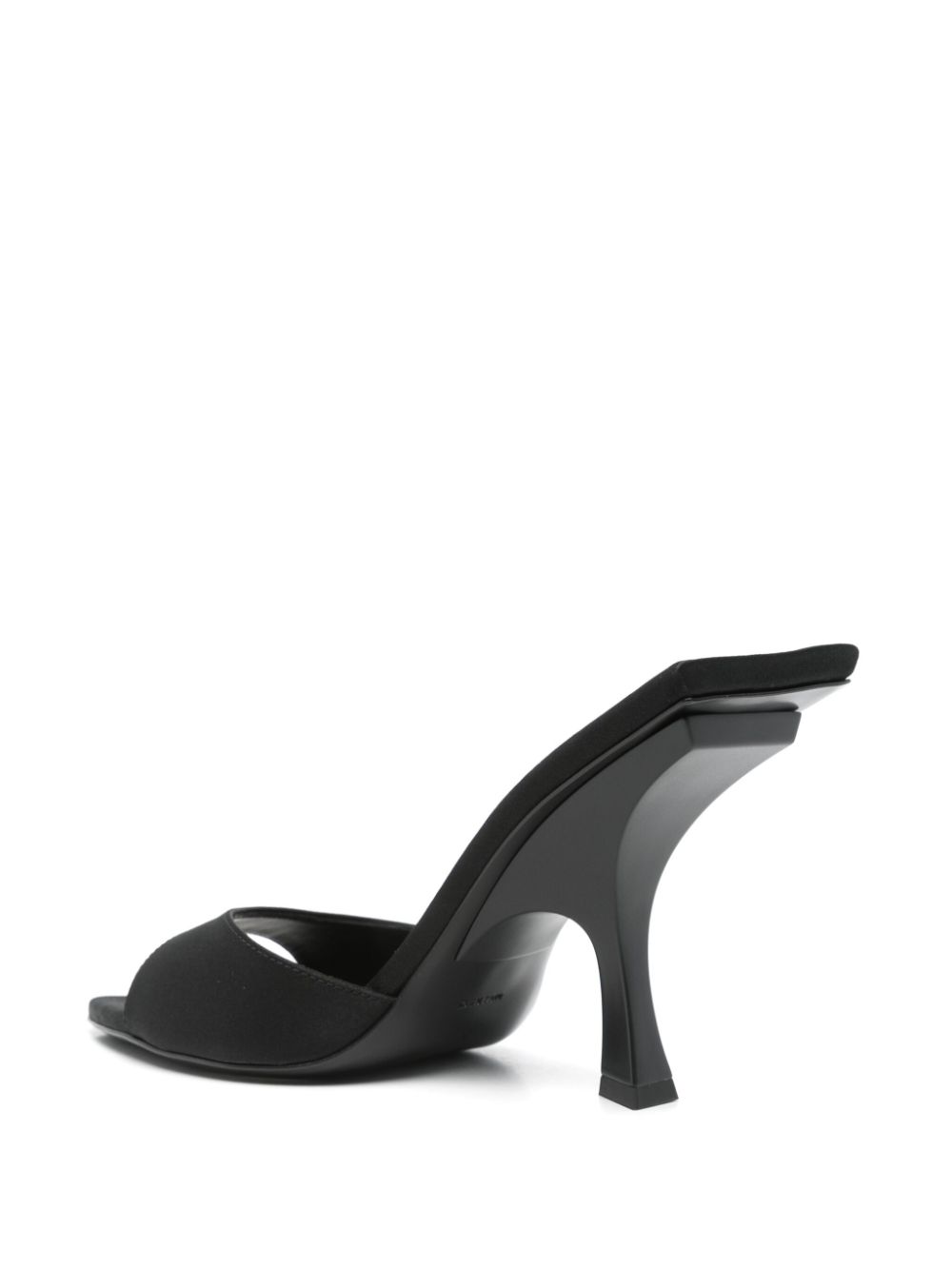 The Attico 105mm pointed-toe sandals Black