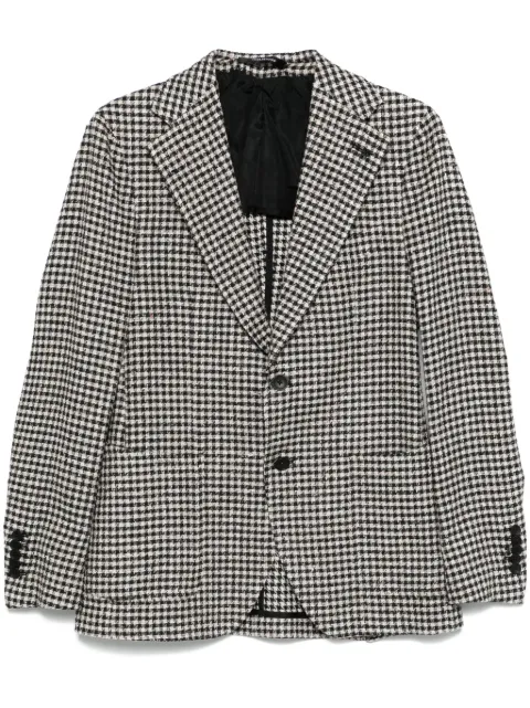Tagliatore gingham check-pattern blazer