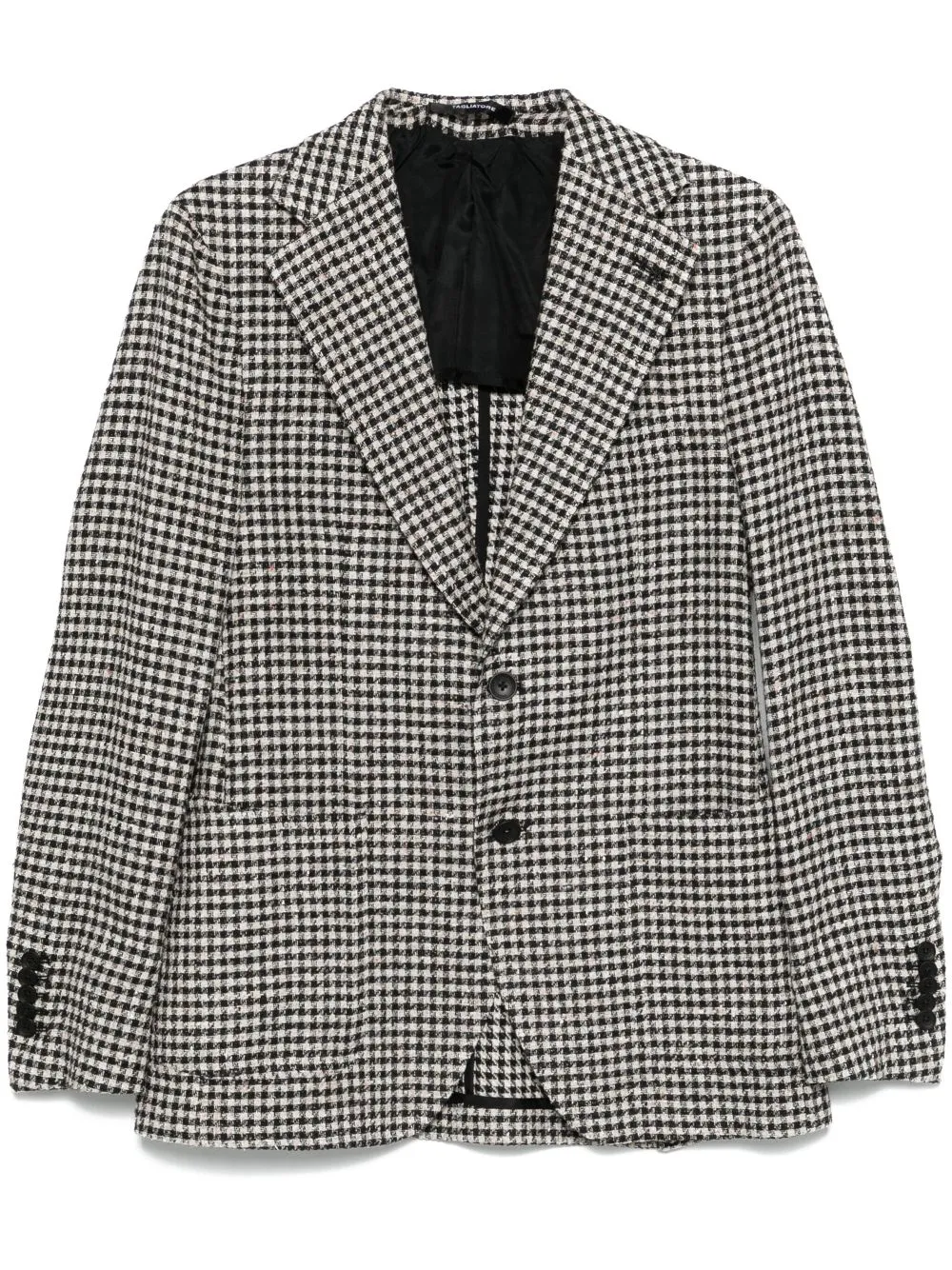 TAGLIATORE GINGHAM CHECK-PATTERN BLAZER