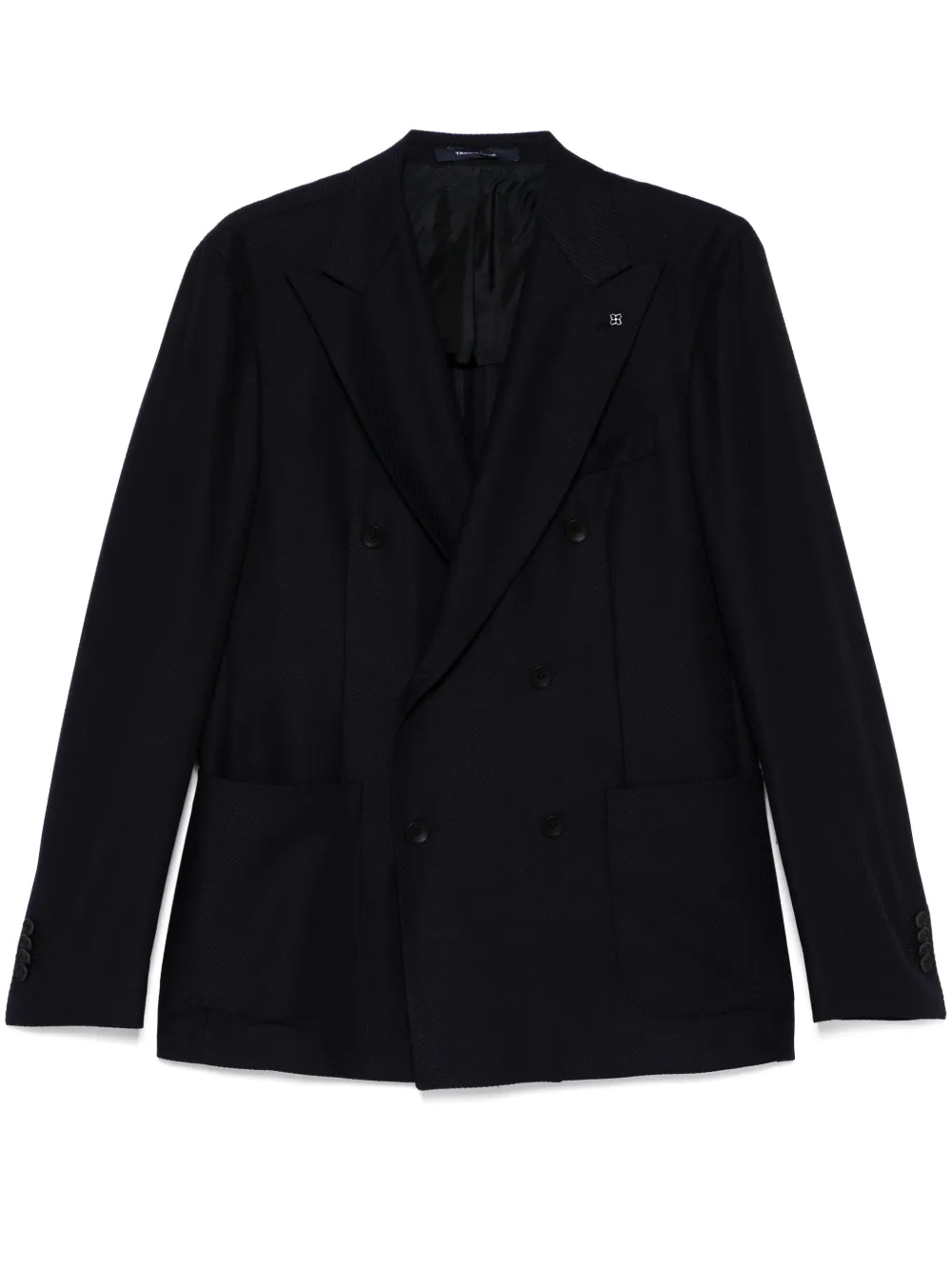 Tagliatore Twill blazer Blauw