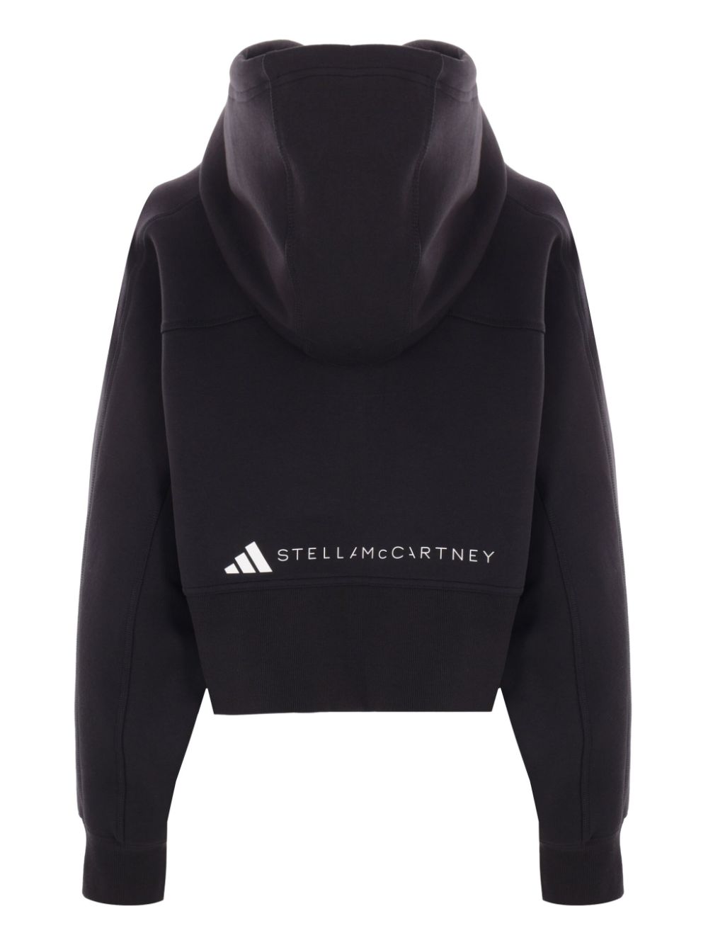 adidas by Stella McCartney cropped hoodie - Zwart