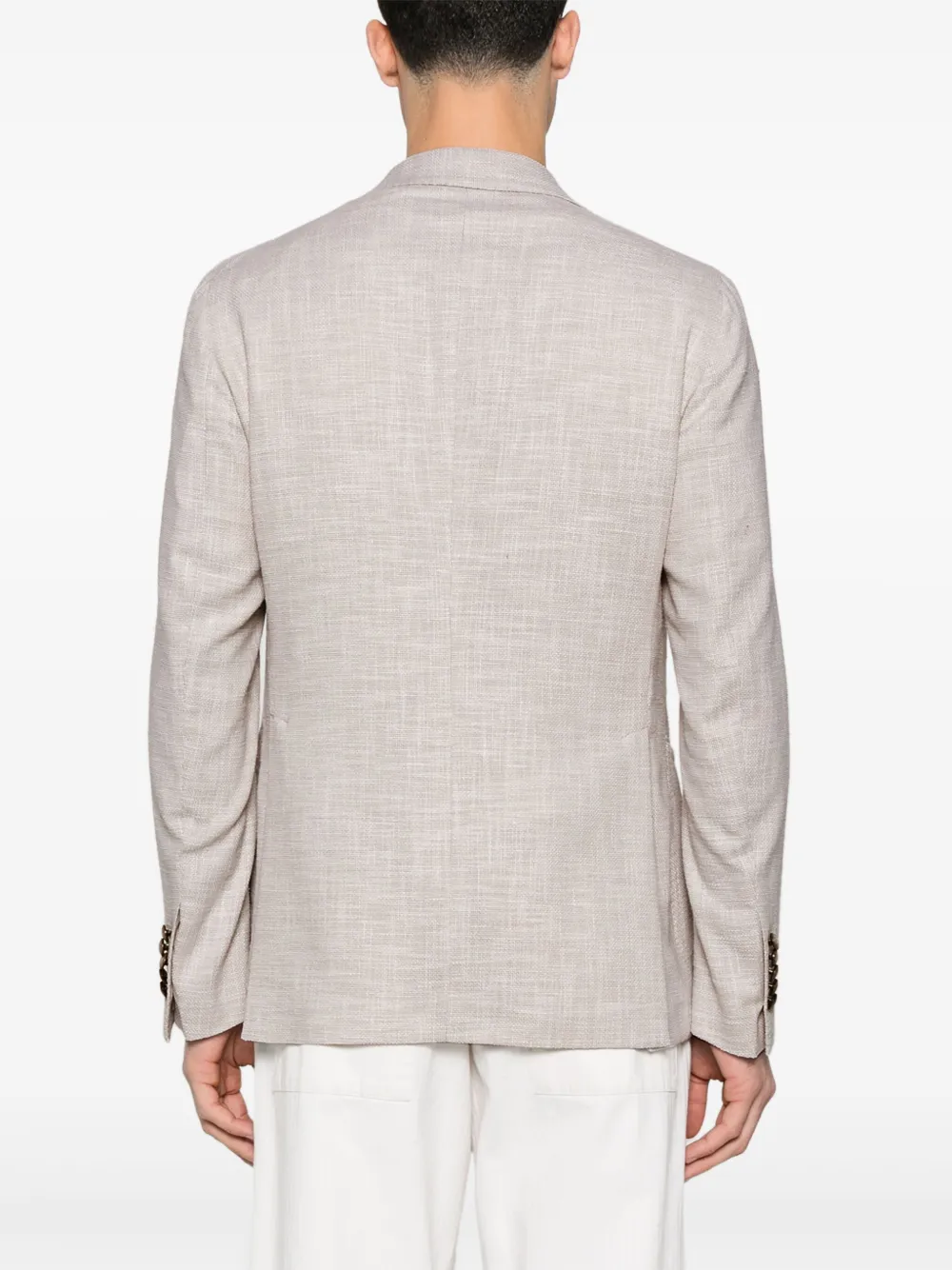 Tagliatore Gebreide blazer Beige