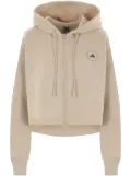 adidas by Stella McCartney cropped hoodie - Neutrals