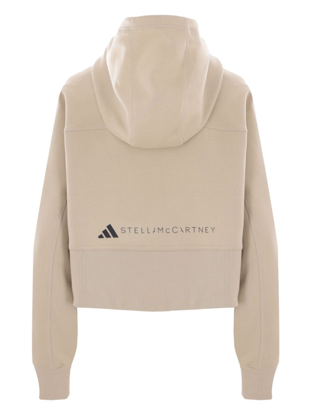 adidas by Stella McCartney cropped hoodie - Beige