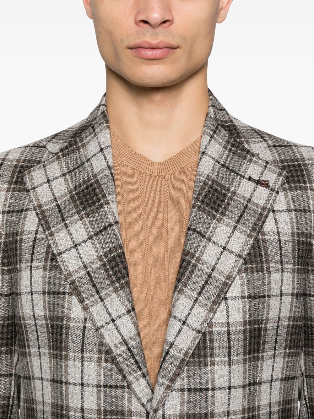 TAGLIATORE CHECKED BLAZER