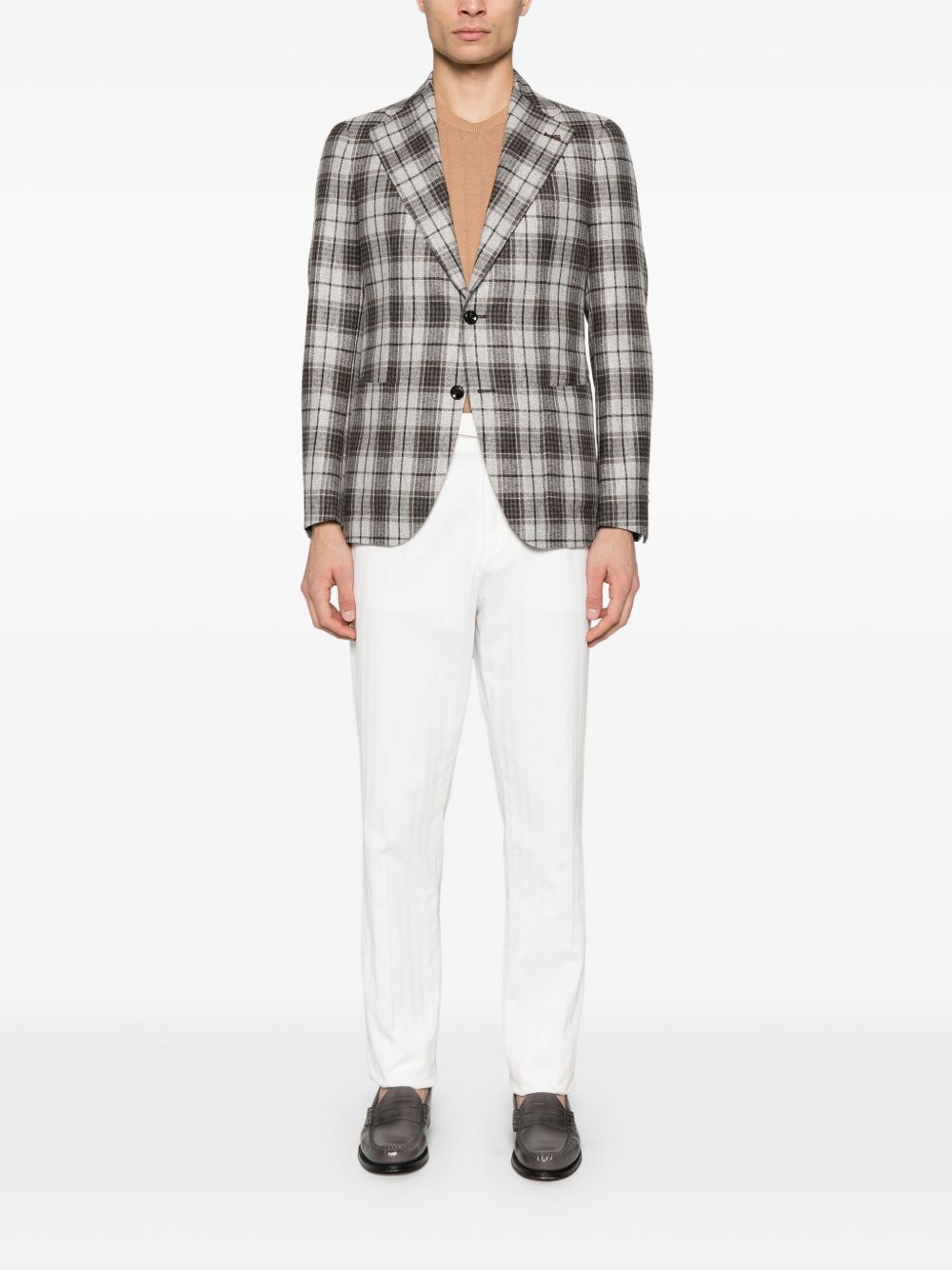 Tagliatore checked blazer - Bruin