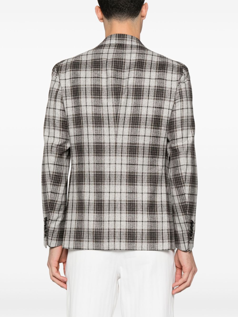 TAGLIATORE CHECKED BLAZER