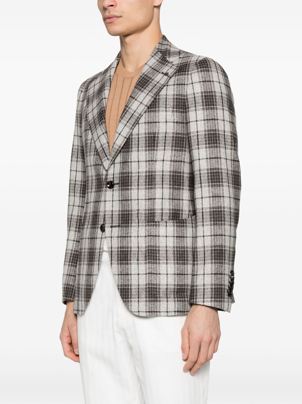 TAGLIATORE CHECKED BLAZER