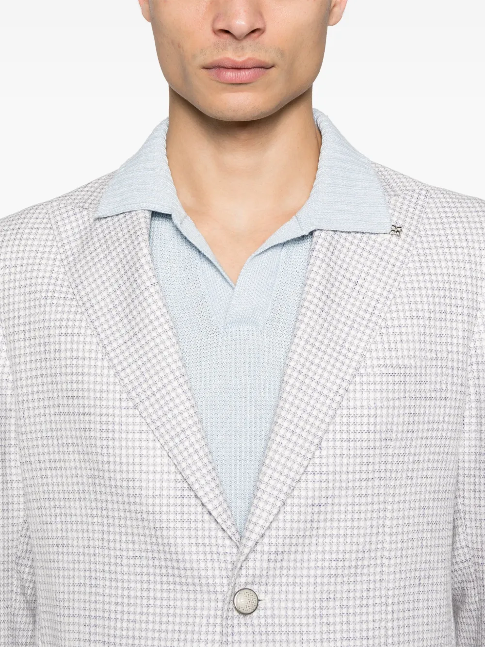 TAGLIATORE CHECKED BLAZER