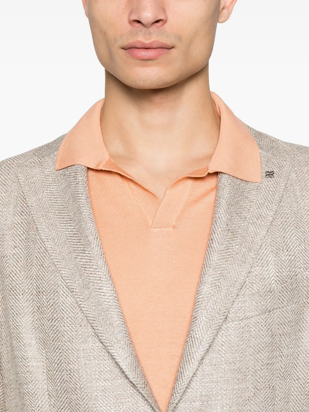 TAGLIATORE PATTERNED BLAZER