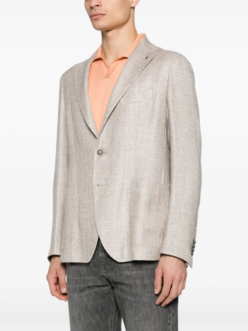 TAGLIATORE PATTERNED BLAZER