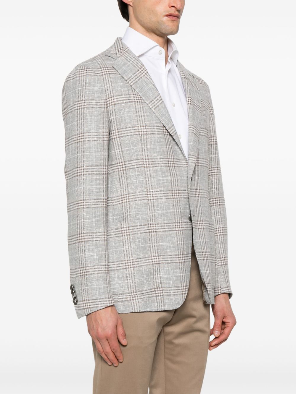 TAGLIATORE CHECKED BLAZER