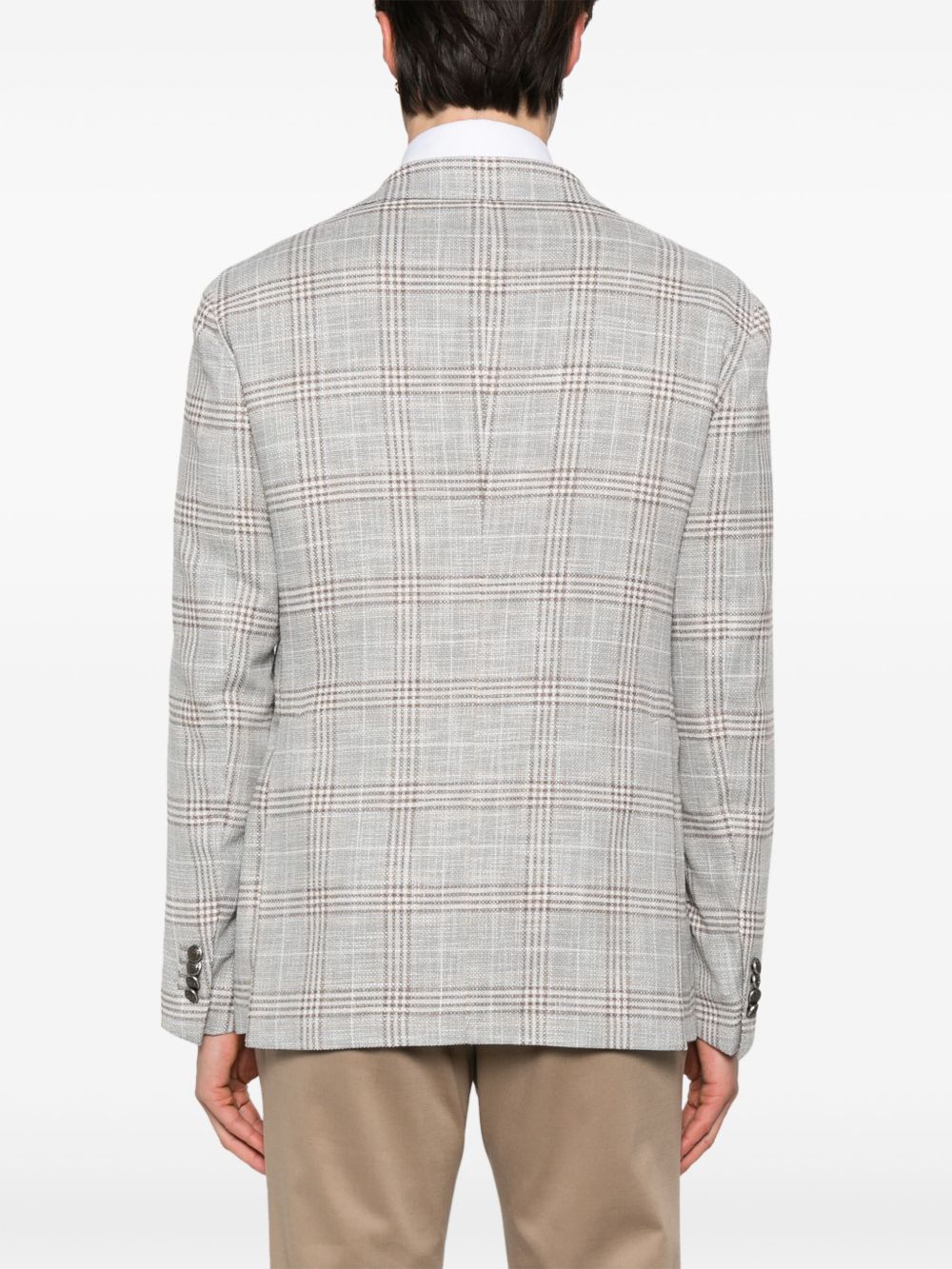 TAGLIATORE CHECKED BLAZER