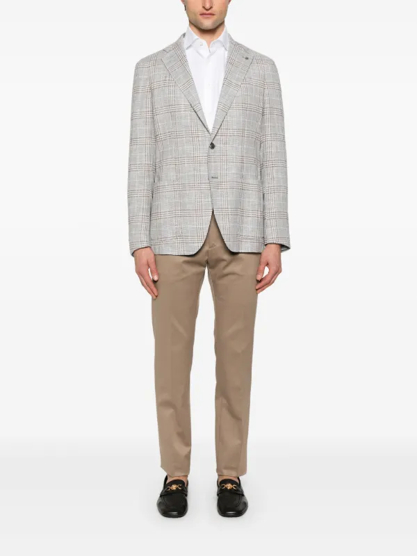 TAGLIATOREジャケット Tagliatore チェック ジャケット | ブルー | FARFETCH JP