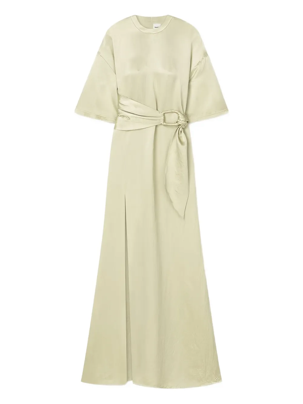belted maxi dress