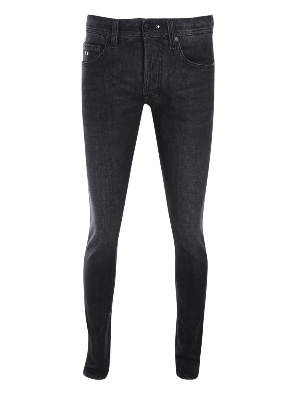 Sartoria Tramarossa Leonardo Logo-patch Jeans In Black