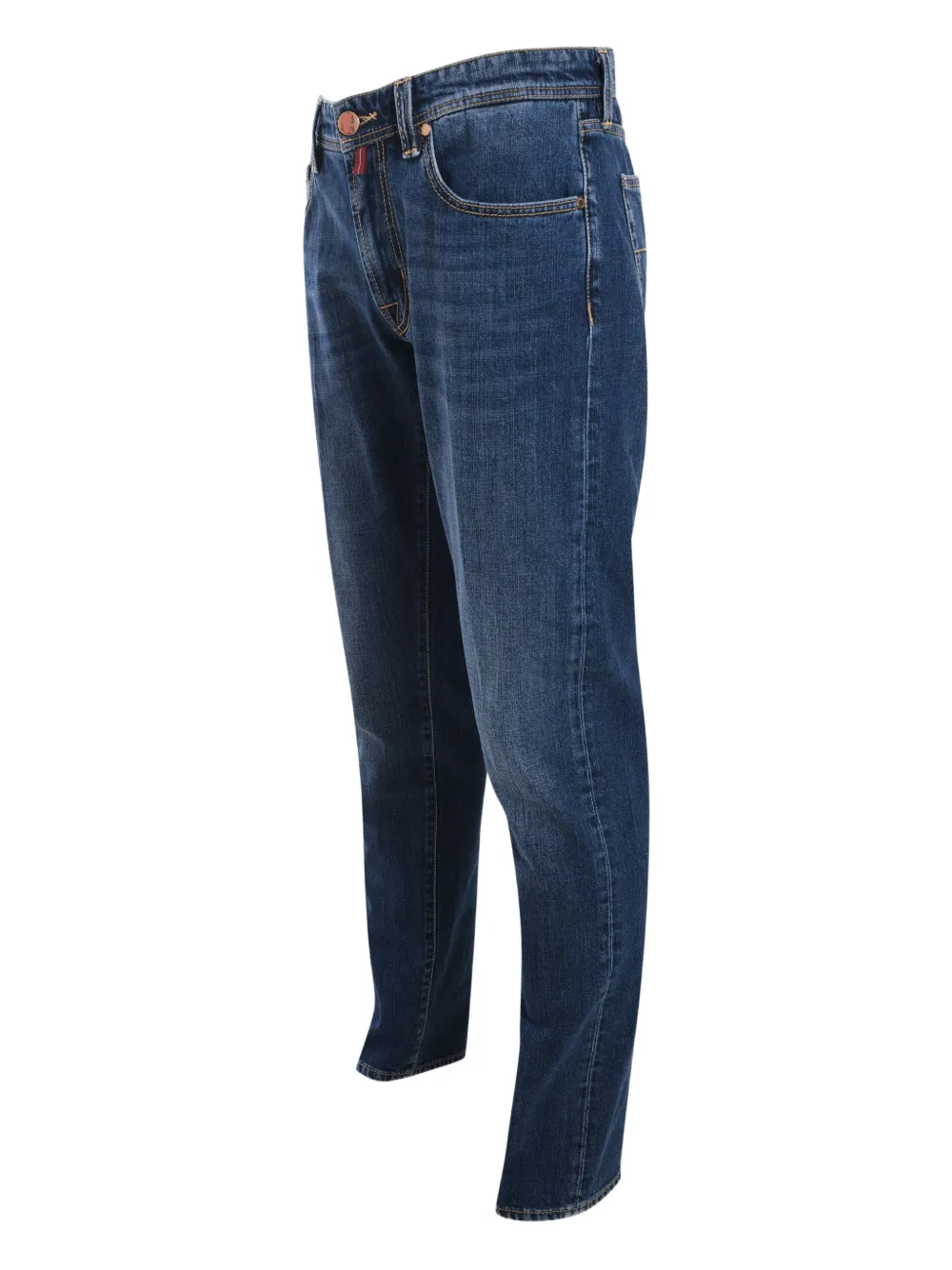 Sartoria Tramarossa Jeans met logopatch Blauw