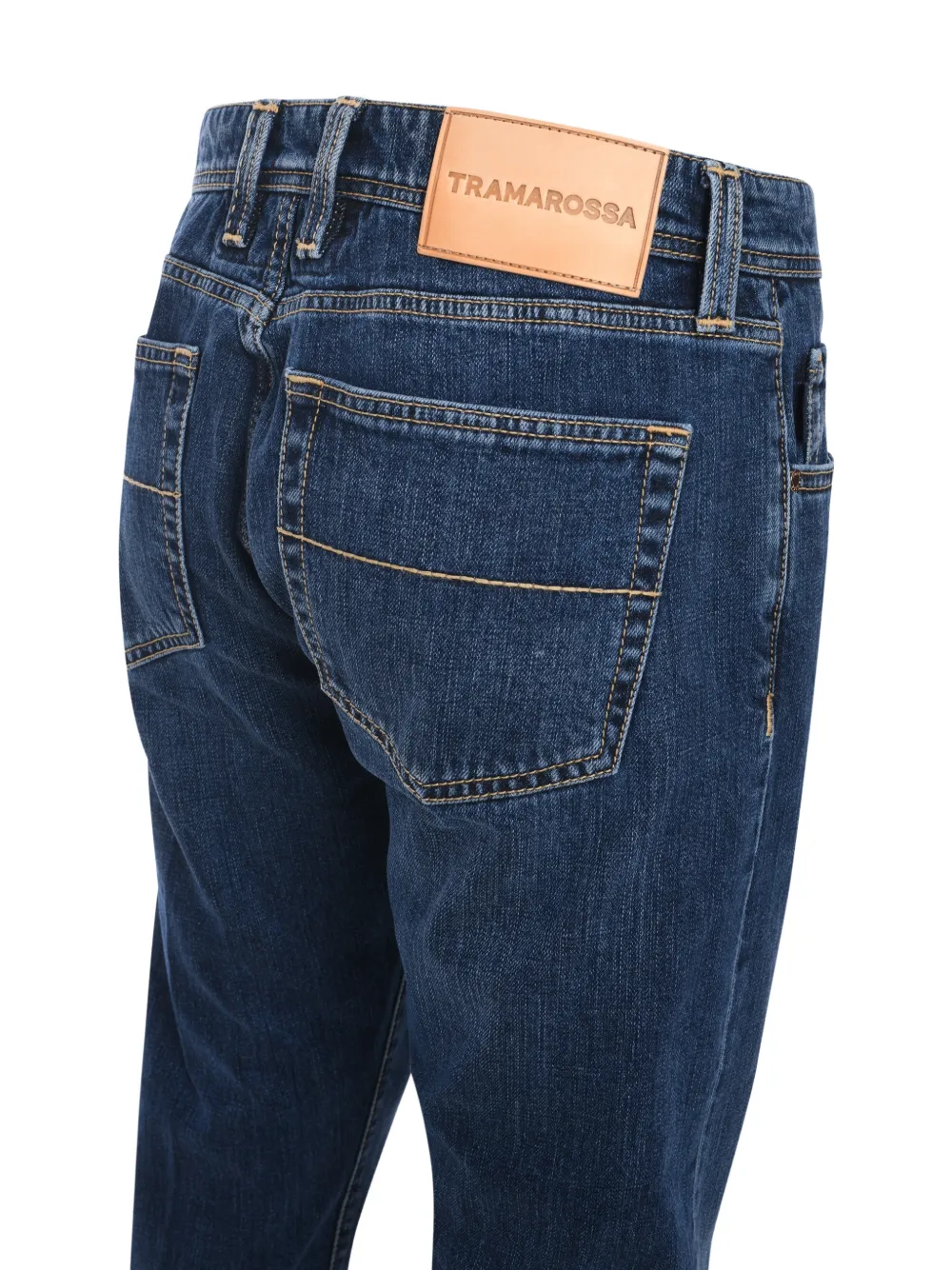 Sartoria Tramarossa Jeans met logopatch Blauw