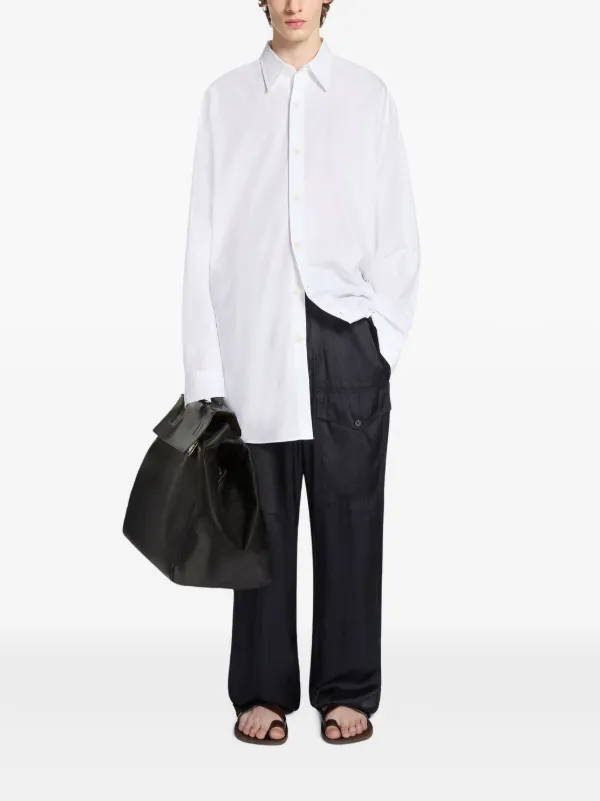 DRIES VAN NOTEN ロングライン シャツ | ホワイト | FARFETCH JP