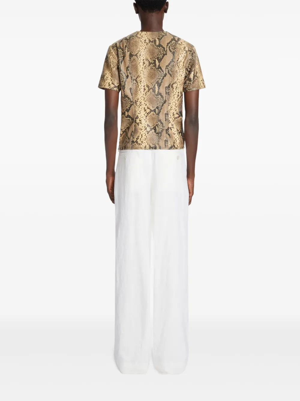 DRIES VAN NOTEN Plooibroek Wit