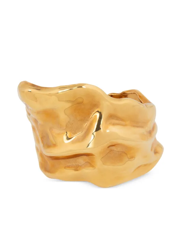 DRIES VAN NOTEN Polished Bracelet | Gold | FARFETCH DRIES VAN NOTEN Polished Bracelet | Gold | FARFETCH