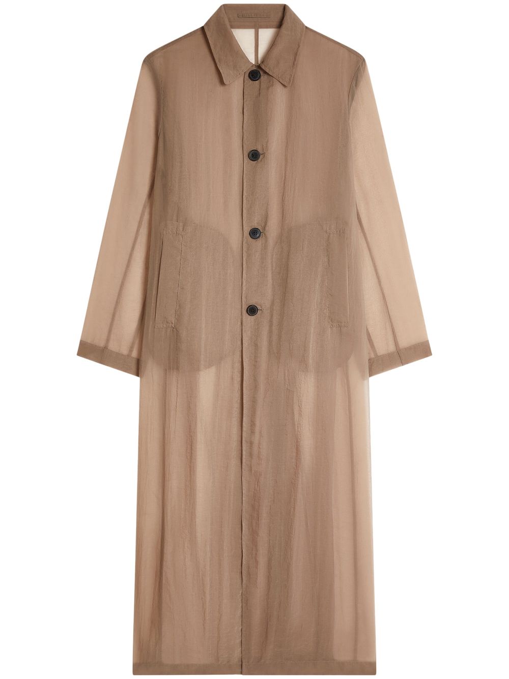 DRIES VAN NOTEN Mac coat - Brown