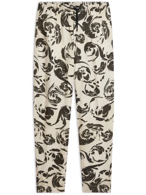 DRIES VAN NOTEN pantalones estampados