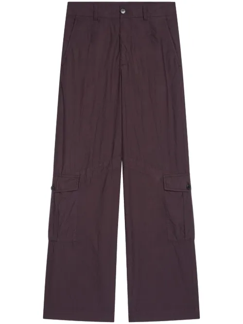 Pantalon en coton à coupe ample - DRIES VAN NOTEN - Modalova