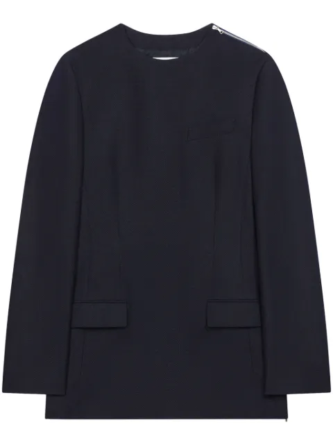 DRIES VAN NOTEN blazer estilo túnica sin cuello